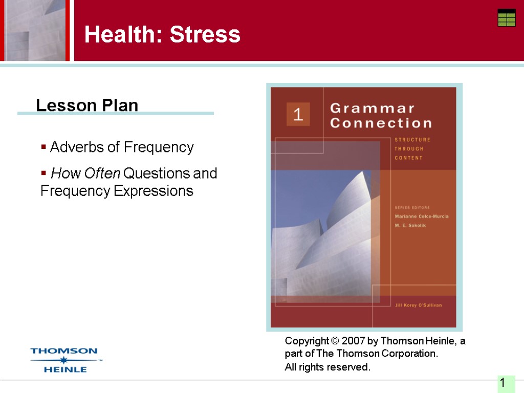 Health: Stress Adverbs of Frequency How Often Questions and Frequency Expressions